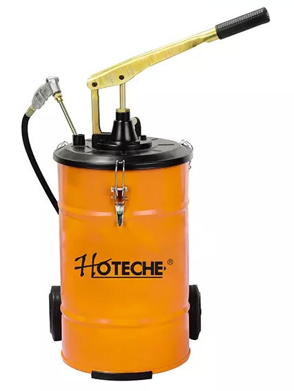Plnička olejov pojazdná s ručným čerpadlom 25 l HOTECHE (702501)