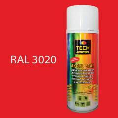 Farba v spreji akrylová TECH RAL 3020 400 ml