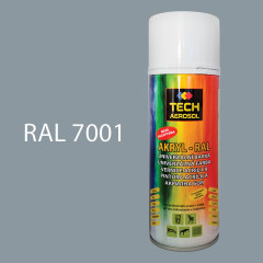 Farba v spreji akrylov TECH RAL 7001 400 ml