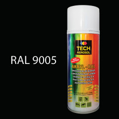 Farba v spreji akrylová TECH RAL 9005 (čierna lesklá) 400 ml