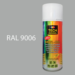 Farba v spreji akrylov TECH RAL 9006 400 ml