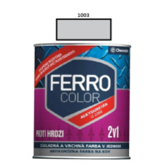 Farba na kov Ferro Color pololesk/1003 0,75 L (siv)