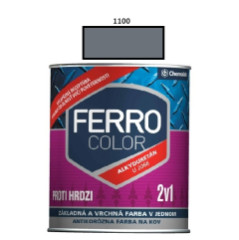Farba na kov Ferro Color pololesk/1100 0,75 L (ed)