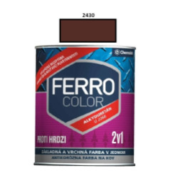 Farba na kov Ferro Color pololesk/2430 0,75 L (hned)