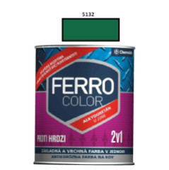 Farba na kov Ferro Color pololesk/5132 0,75 L (svetlo zelen)