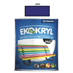 Farba Ekokryl Mat 0455 (modr tmav) 0,6 l