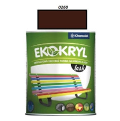 Farba Ekokryl Lesk 0260 (tmavohned) 0,6 l