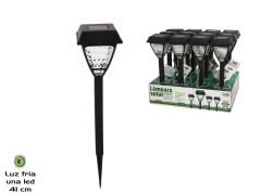 Solrne svietidlo zhradn 1 biela led 41 cm