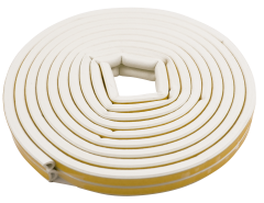 Tesnenie na dvere a okn, typ D, biele 2ks 3m (BTH10053)