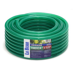 Hadica z�hradn� LaBear 1/2" 25 m spevnen� transparent� zelen�
