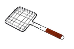 Ro�t na gril �tvorhrann� dvojit� ALPINA s nepri�nav�m povrchom 47,5x20cm