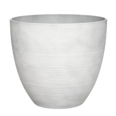 Kvetin�� plastov� Beryl 31 cm, biely