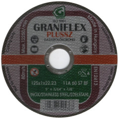 Kot rezn 125/1,0 inox Granit