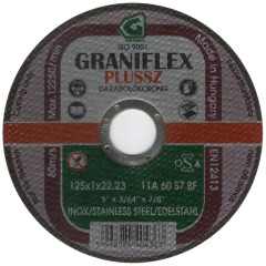 Kot rezn 125/1,0 inox Granit