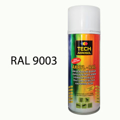 Farba v spreji akrylov TECH RAL 9003 400 ml