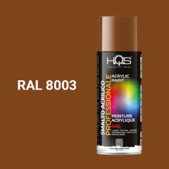 Farba v spreji akrylov HQS RAL 8003 leskl 400ml