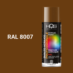 Farba v spreji akrylov HQS RAL 8007 leskl 400ml
