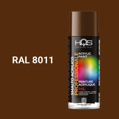 Farba v spreji akrylov HQS RAL 8011 leskl 400ml
