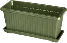 Kvetin�� obd�nikov� INFINITTY s miskou 40cm zelen�