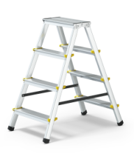 Obojstrann� hlin�kov� rebr�k 2x4 schodov HOME 81cm �ierne prvky (max.125 kg)