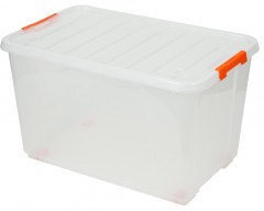 Box plastový na kolieskach 55 l / 580x375x345 mm TACTIX (320282)