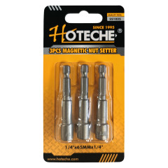 Sada magnetickch nadstavcov 3-dielna 1/4" HOTECHE (251025)