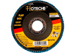 Kot brsny lamelov zirkn modr 115 mm P60 HOTECHE HT550407