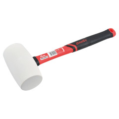 Kladivo gumen biele so sklolamintovou rukovou 450g TACTIX (706823)