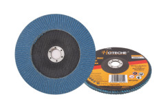 Kot brsny lamelov zirkn modr T29 125 mm P60 HOTECHE (550462)
